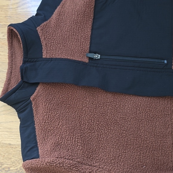 XERSION BRAND BOYS FRONT ZIPPERED BROWN AND BLACK JACKET SIZE LARGE 14/16 HUSKY - Picture 3 of 12